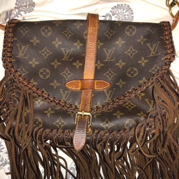 Authentic Louis Vuitton bag (Vintage Boho revamp) - Picture 2 of 8
